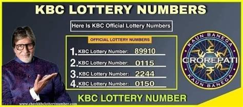 kbc lottery number check|Beware: Fake KBC lottery calls continue; listen in to find out how .